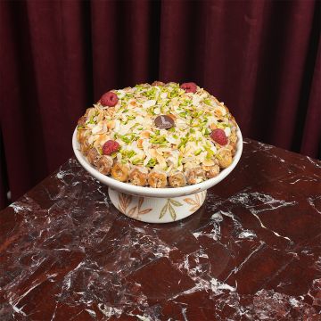 صينية سيراميك بقاعدة تمر محشي RR3002