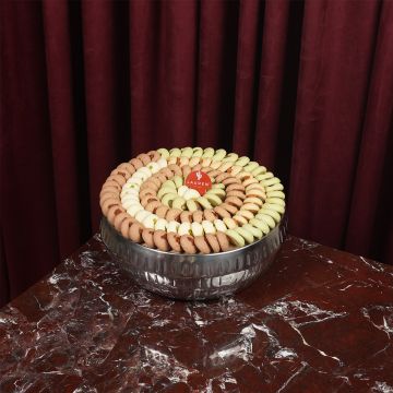 صينية استيل غريبة منوعه صغيرة A9003