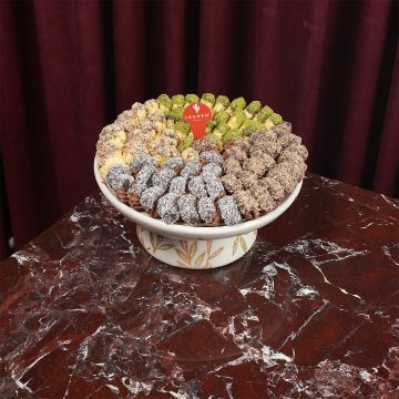 صينية سيراميك بقاعدة بتيفور RR3001